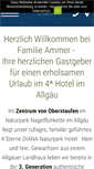 Mobile Screenshot of diana-oberstaufen.de